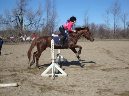 photo par annejuee. Obstacle avec Ruby (L) commentaire sur ma position? ps: je sais...