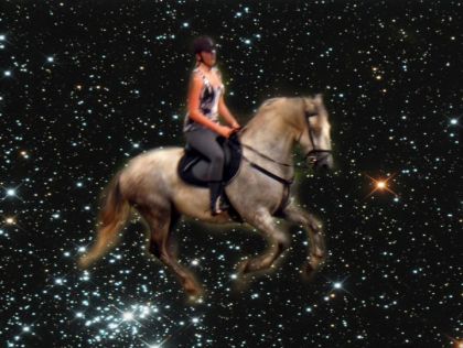 Seul se cheval me transporte dans les étoile :) <3