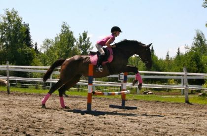 Un petit saut juste pour le plaisir, moi et Shany