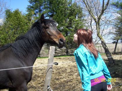 Vinca Blue et moi :)<3