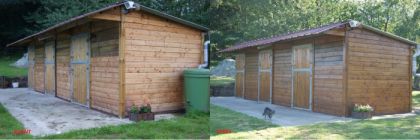 Les boxes enfin peint!