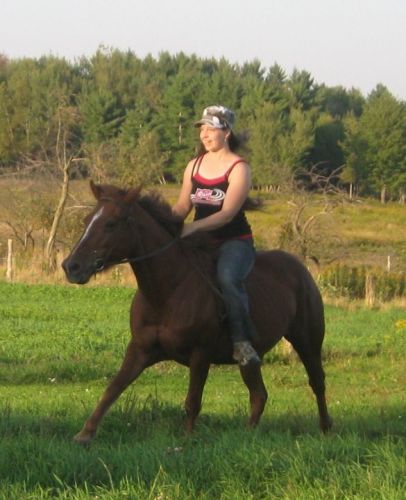 Galop a cru sur ma ponette.