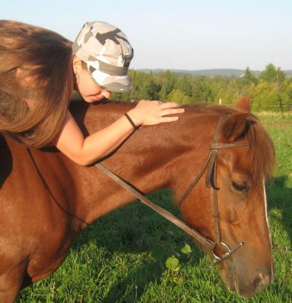 Moi et ma ponette.