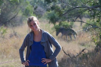 C'est moi en Afrique du sud, NB. Noter le zèbre en back ground :P