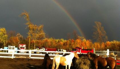 Une photo que j'ai pris ... Over the rainbow 