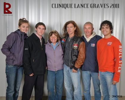 Clinique de baril avec lance Graves . World Championship barrel...