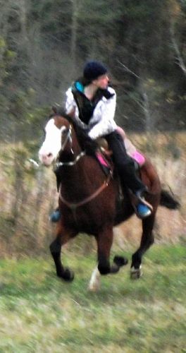 au galop :D elle aurai pu etre plus belle si jaurai regarder en...