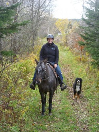 Départ en randonnée avec mes deux pitounes !