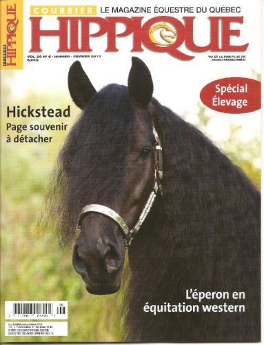 Milady à la une du courrier hippique!