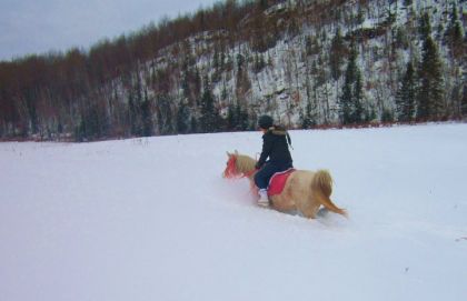 Un ptit trou de neige ! X)