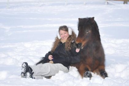 Nous on sait profiter de l'hiver!