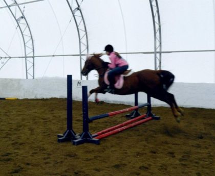 mon cheval (valentine) OVER JUMPS    :O wahou ! :P