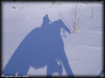 moi et mimi en selle :P on part :