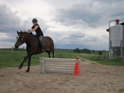 Saut 2 pied et demi environ a crue ! 