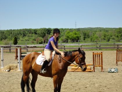 Moi et Brave mon ancienne demi :)! 