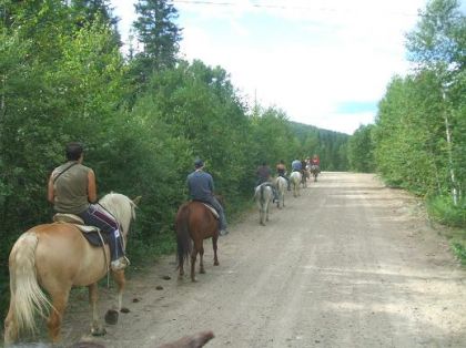 une ride typique au ranch