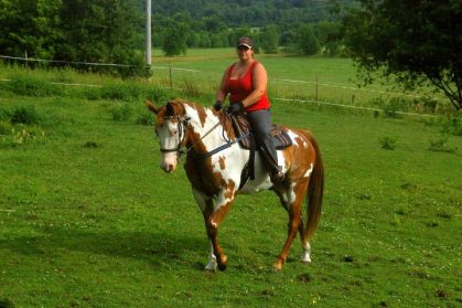 mon essai sur mon nouveau cheval !