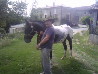 Le petit nouveau de 4ans mais super gentil a monter!