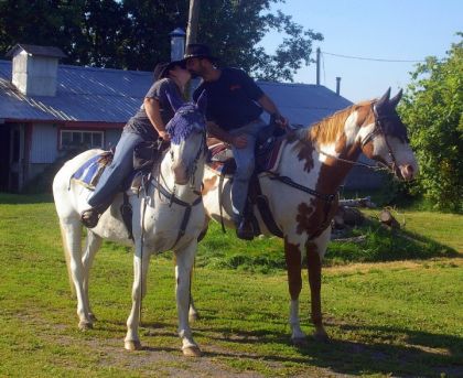 Une petite trail d'amoureux , ca fait un bail avec mes 3 amours !
