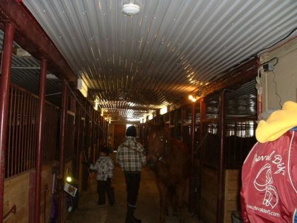 Première session d'équitation en 2009 :-) elle était tellement...