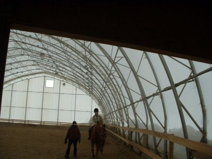 Première session d'équitation en 2009 :-) elle était tellement...