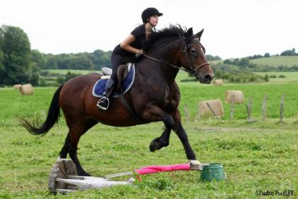 moi et Nina en saut &#9829; un moment merveilleux 