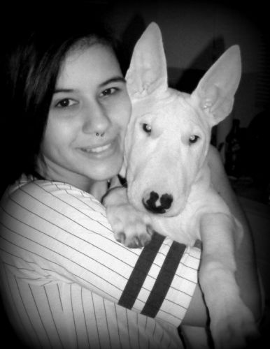 Bully mon bull terrier et moi :) Je commence enfin a me remettre...