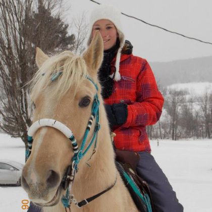 Moi et ma belle doudoune, prete pour le ski-joering! janv. 2013