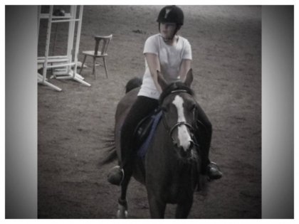 Moi sur Tornade <3