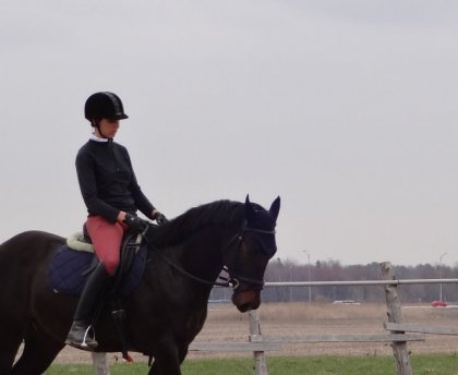 mon poulain et ma coach aujourdhui (Nathalie Desrosiers) super...