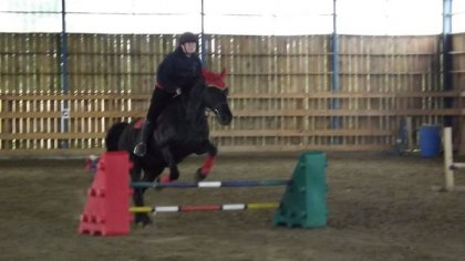 moi et dreamer qui fait un saut 