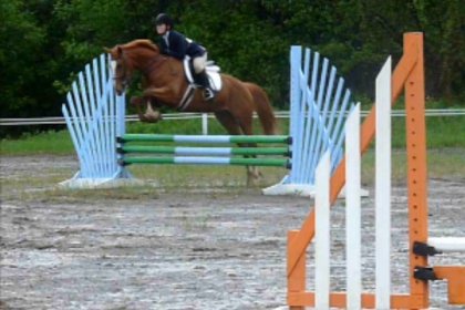 photo par annejuee. Premier jumper à vie :) finir 6eme sur 20 quand même pas pire...