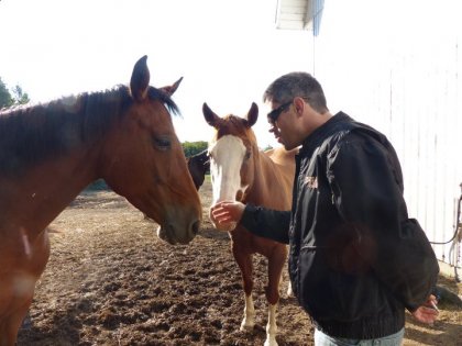 Mon homme et nos filles! Que de douceur les grosses guidounes 