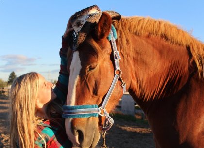 C'est incroyable comment un cheval peut nous apporter le bonheur...