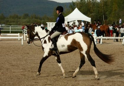 Moi et ma jument au Jeux équestre du Québec 2013 ;) <3 