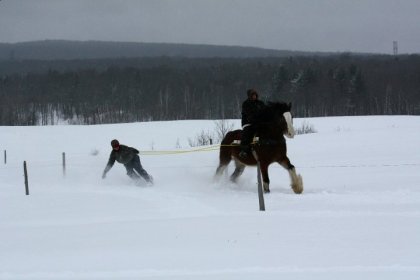 Kathy qui nous tire en snow ! malade !