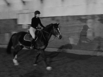 Praline et moi, 02/02/2014. Je l'aime :)