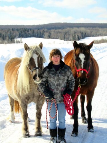 Moi avec les deux grosses !