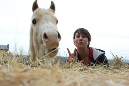 Petit portrait de Aril et moi. On s'amuse bien nous deux :)