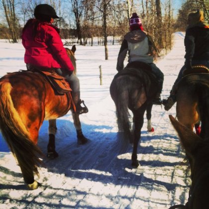 Retour du relais avec la gang. 