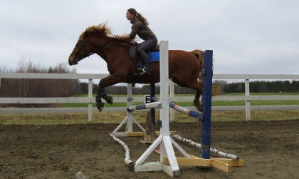 Entrainement au saut pour Brazile, on se prépare pour le...