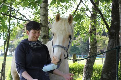 Mon beau blond Aril qui a eu trois ans ce 25 mai. ça passe...