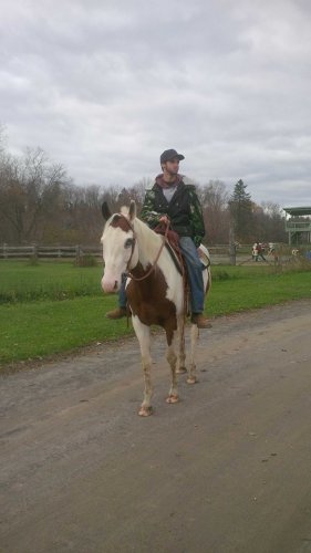 Mes deux amours <3 Mon homme et mon poney !