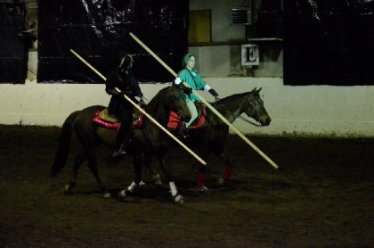 spectacle équestre... j'était dark link du jeux zelda. c'était...