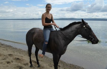 Nager au fleuve :)