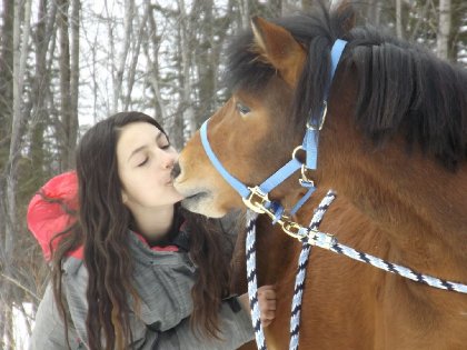 Ptit bizzou avec mon coeur <3