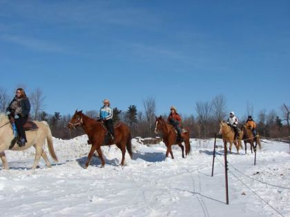 cowgirl16 au retour d'une trail