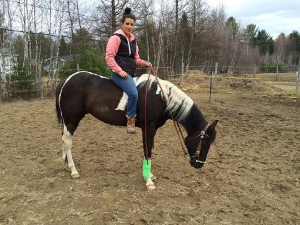 Mon poulain angel bien trois ans :)