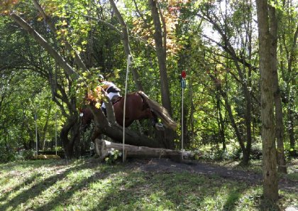 Sur ma jument au cross du Fun Show de Napierville, 4 octobre...