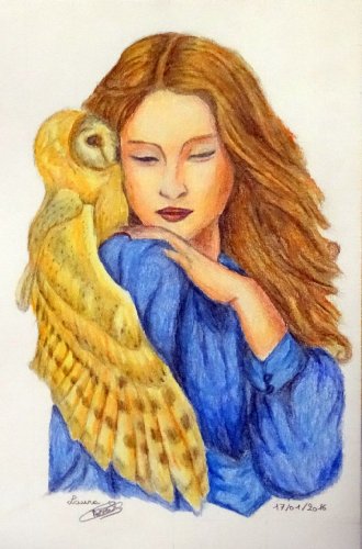 Voici un nouveau dessin d'après photo et réaliser avec des...